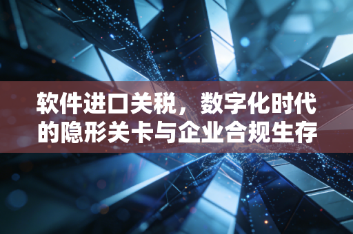 软件进口关税，数字化时代的隐形关卡与企业合规生存指南