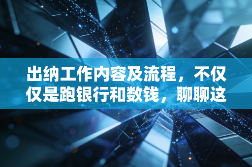 出纳工作内容及流程,不仅仅是跑银行和数钱,聊聊这门守门员手艺里的门道与心得