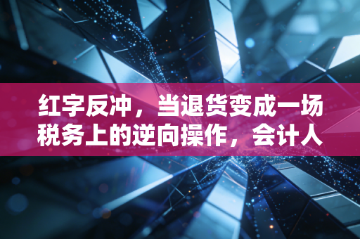 红字反冲，当退货变成一场税务上的逆向操作，会计人该如何优雅转身？