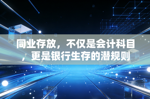 同业存放,不仅是会计科目,更是银行生存的潜规则