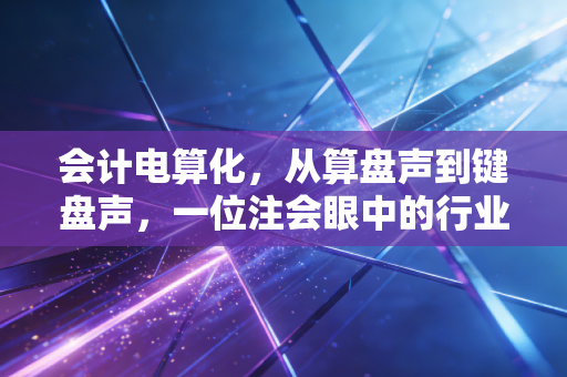会计电算化,从算盘声到键盘声,一位注会眼中的行业巨变