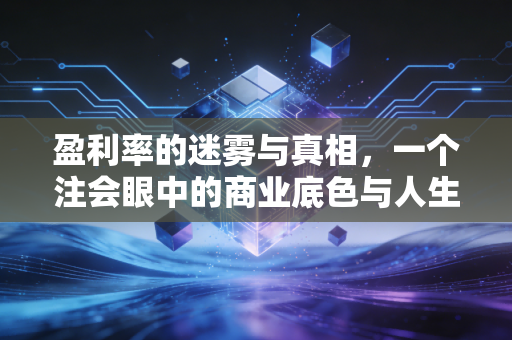 盈利率的迷雾与真相,一个注会眼中的商业底色与人生账本