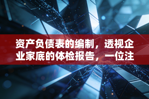 资产负债表的编制,透视企业家底的体检报告,一位注会老兵的深度复盘