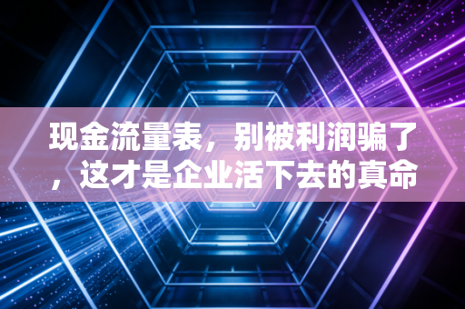 现金流量表，别被利润骗了，这才是企业活下去的真命天子