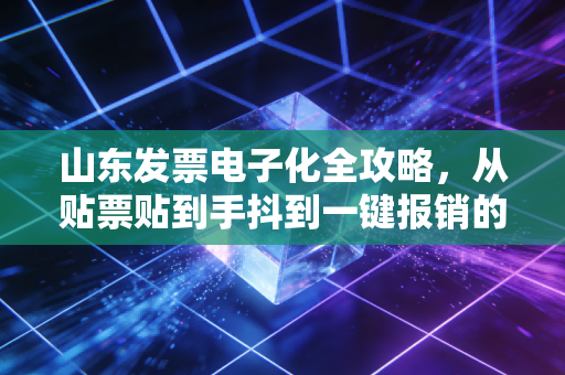 山东发票电子化全攻略,从贴票贴到手抖到一键报销的辛酸泪与喜悦