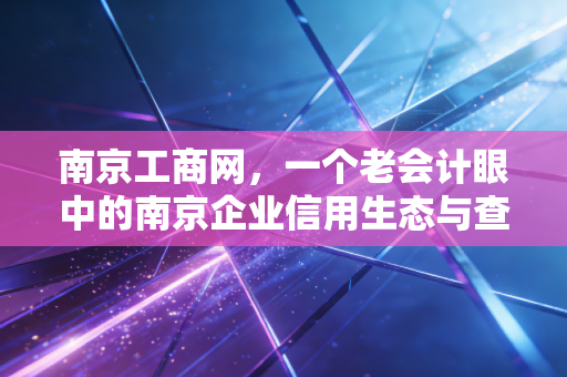 南京工商网,一个老会计眼中的南京企业信用生态与查询指南