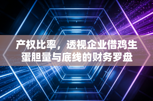 产权比率，透视企业借鸡生蛋胆量与底线的财务罗盘