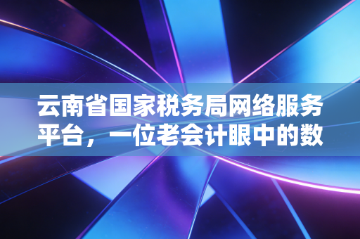 云南省国家税务局网络服务平台,一位老会计眼中的数字化税务变迁与实操心得