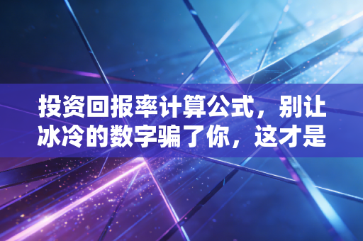 投资回报率计算公式，别让冰冷的数字骗了你，这才是财富增值的真相