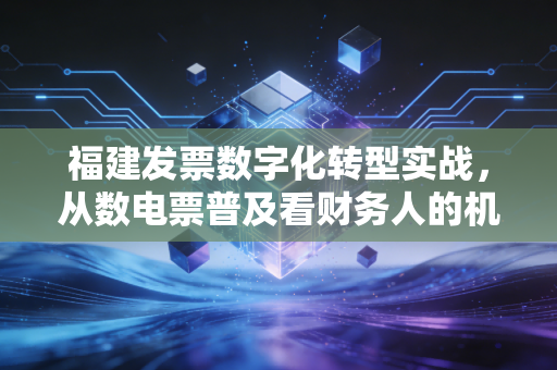 福建发票数字化转型实战，从数电票普及看财务人的机遇与挑战