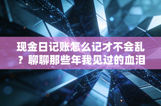 现金日记账怎么记才不会乱？聊聊那些年我见过的血泪教训与实操心得