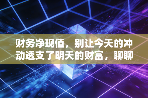 财务净现值，别让今天的冲动透支了明天的财富，聊聊那个让老板和投资人都失眠的指标