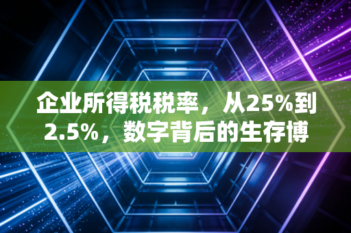 企业所得税税率，从25%到2.5%，数字背后的生存博弈与财富智慧