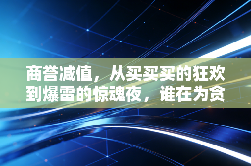 商誉减值,从买买买的狂欢到爆雷的惊魂夜,谁在为贪婪买单?