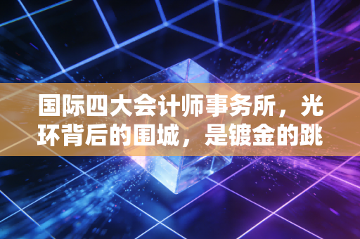 国际四大会计师事务所,光环背后的围城,是镀金的跳板还是青春的粉碎机?