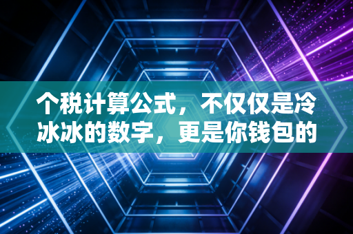 个税计算公式，不仅仅是冷冰冰的数字，更是你钱包的守护神