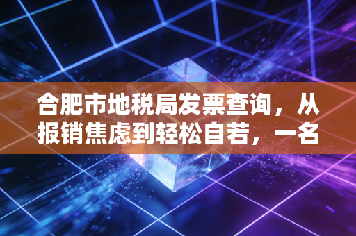 合肥市地税局发票查询，从报销焦虑到轻松自若，一名老会计的肺腑之言