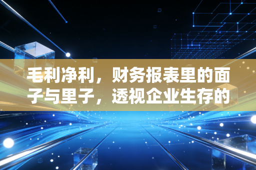 毛利净利，财务报表里的面子与里子，透视企业生存的真实体温