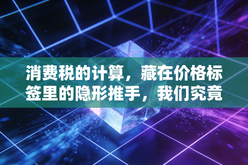 消费税的计算,藏在价格标签里的隐形推手,我们究竟交了多少?