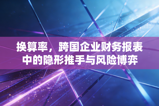 换算率，跨国企业财务报表中的隐形推手与风险博弈
