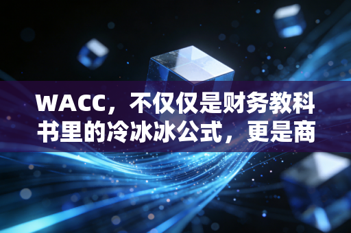 WACC，不仅仅是财务教科书里的冷冰冰公式，更是商业决策的底层逻辑