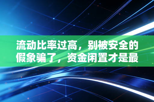 流动比率过高,别被安全的假象骗了,资金闲置才是最大的隐形杀手
