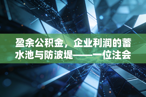 盈余公积金,企业利润的蓄水池与防波堤——一位注会眼中的企业稳健之道