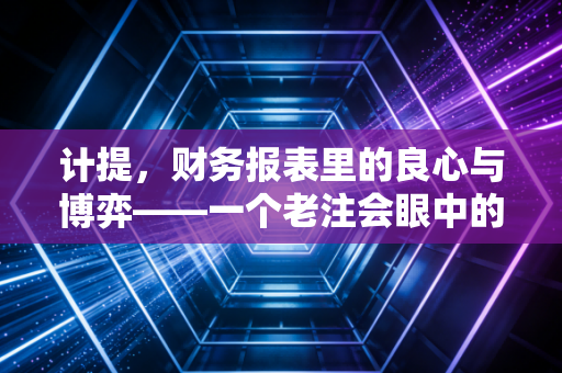 计提,财务报表里的良心与博弈——一个老注会眼中的隐形真相