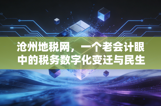 沧州地税网，一个老会计眼中的税务数字化变迁与民生温度