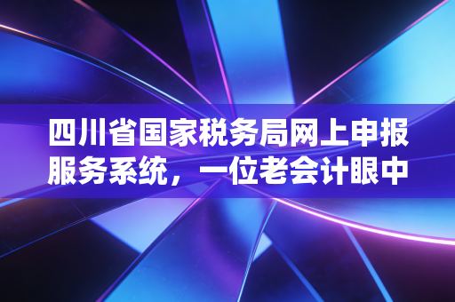 四川省国家税务局网上申报服务系统,一位老会计眼中的爱恨情仇与实操心得