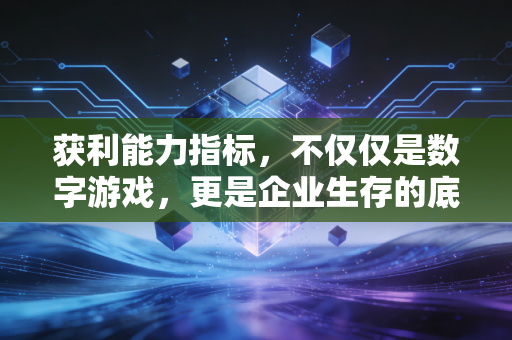 获利能力指标,不仅仅是数字游戏,更是企业生存的底层逻辑