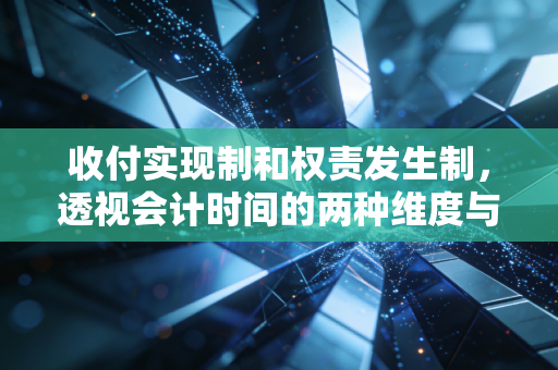 收付实现制和权责发生制，透视会计时间的两种维度与生存智慧