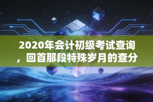 2020年会计初级考试查询，回首那段特殊岁月的查分时刻与职业启示