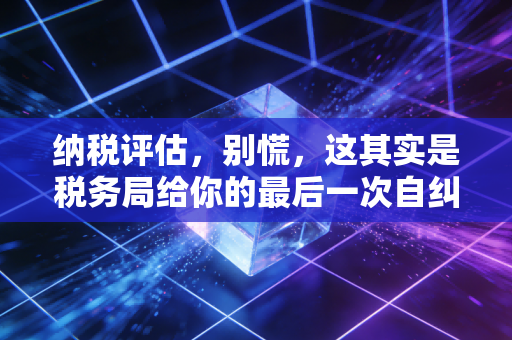 纳税评估,别慌,这其实是税务局给你的最后一次自纠机会