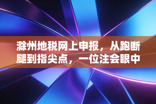 滁州地税网上申报,从跑断腿到指尖点,一位注会眼中的税务数字化变迁