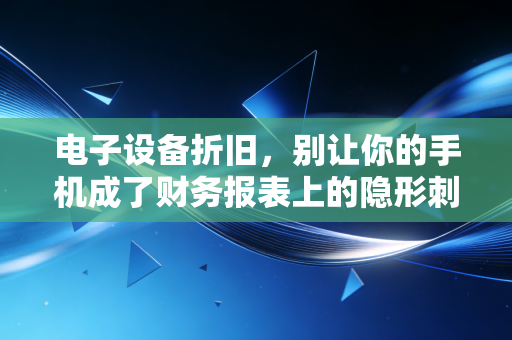 电子设备折旧，别让你的手机成了财务报表上的隐形刺客