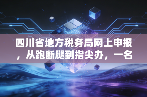 四川省地方税务局网上申报，从跑断腿到指尖办，一名老会计的数字化进阶实录