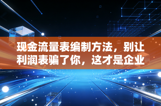 现金流量表编制方法，别让利润表骗了你，这才是企业的真实血液