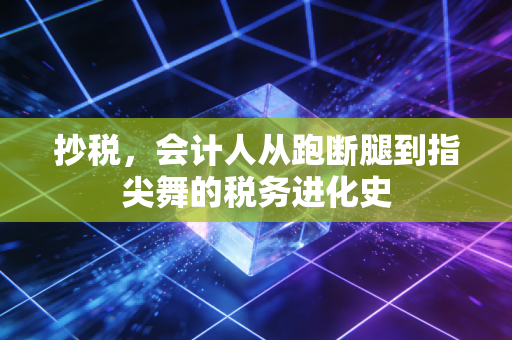 抄税,会计人从跑断腿到指尖舞的税务进化史