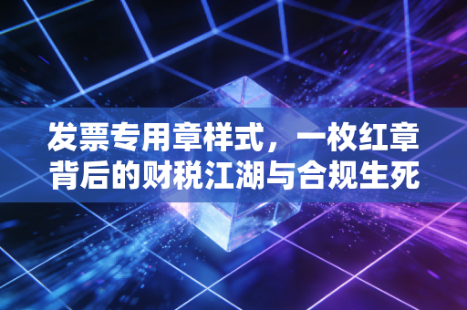 发票专用章样式，一枚红章背后的财税江湖与合规生死线