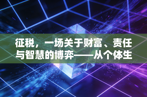征税,一场关于财富、责任与智慧的博弈——从个体生活到企业战略的深度思考