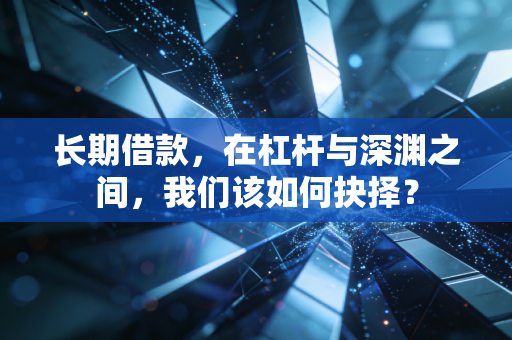 长期借款，在杠杆与深渊之间，我们该如何抉择？