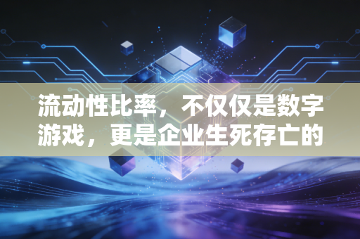流动性比率，不仅仅是数字游戏，更是企业生死存亡的心跳监测仪