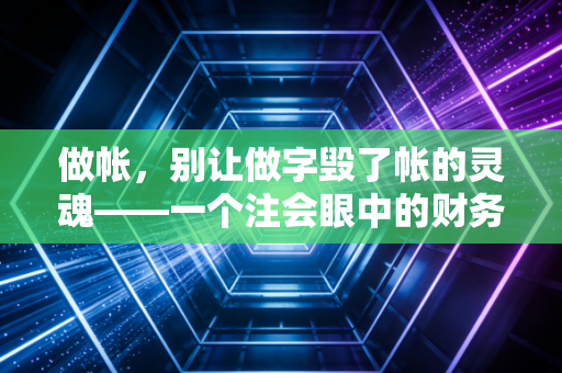 做帐，别让做字毁了帐的灵魂——一个注会眼中的财务真相