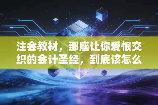 注会教材,那座让你爱恨交织的会计圣经,到底该怎么读?