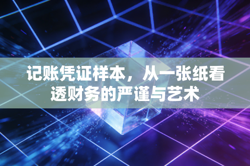 记账凭证样本，从一张纸看透财务的严谨与艺术