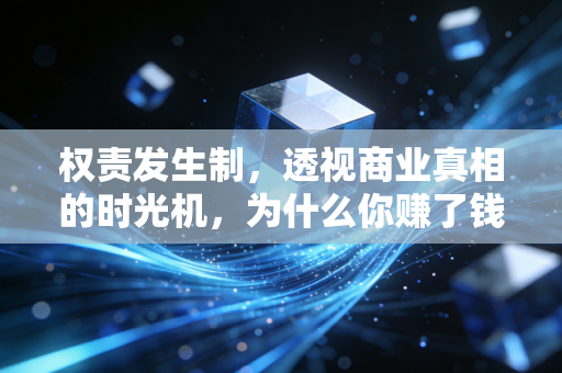 权责发生制，透视商业真相的时光机，为什么你赚了钱却还是缺钱？