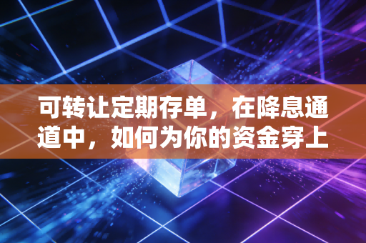 可转让定期存单,在降息通道中,如何为你的资金穿上防弹衣?