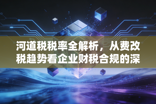 河道税税率全解析，从费改税趋势看企业财税合规的深层逻辑