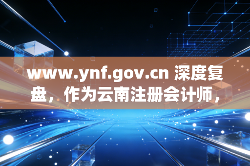 www.ynf.gov.cn 深度复盘，作为云南注册会计师，我们该如何读懂财政厅官网背后的职业密码？